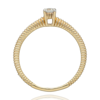 Arany gyűrű 53-as méret (B38270_3I)